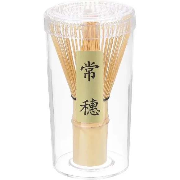 Bamboo Matcha Whisk Handcraft Organic Traditional Japanese Chasen Matcha Stirrer Wisk Mixer Brush for Authentic Tea Preparation