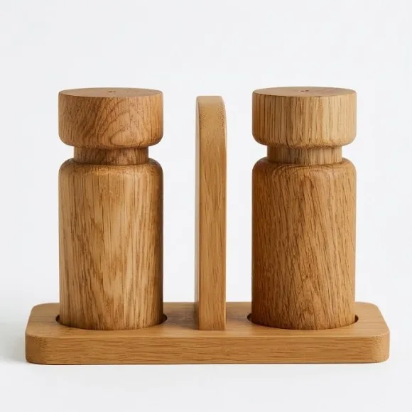 Bamboo Salt And Pepper Set