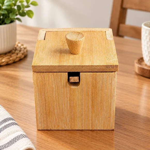 Bamboo Sugar Pot