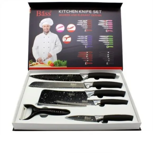 BASS Kitchen Knife Set 6Pcs