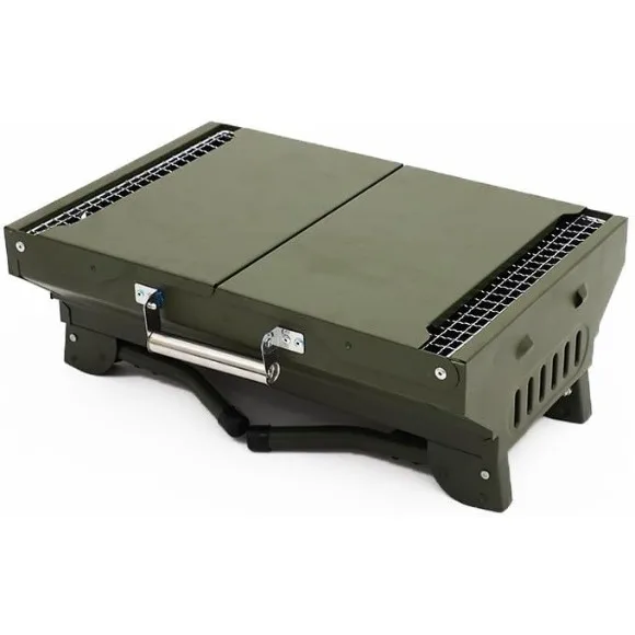 BBQ Grill, Portable Folding Outdoor Grill, Charcoal Camping Grill