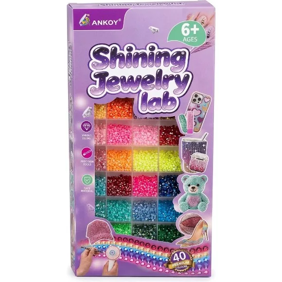 Bedazzling Kit Rhinestones Resin Gemstones DIY Crafts 32/40 Colors