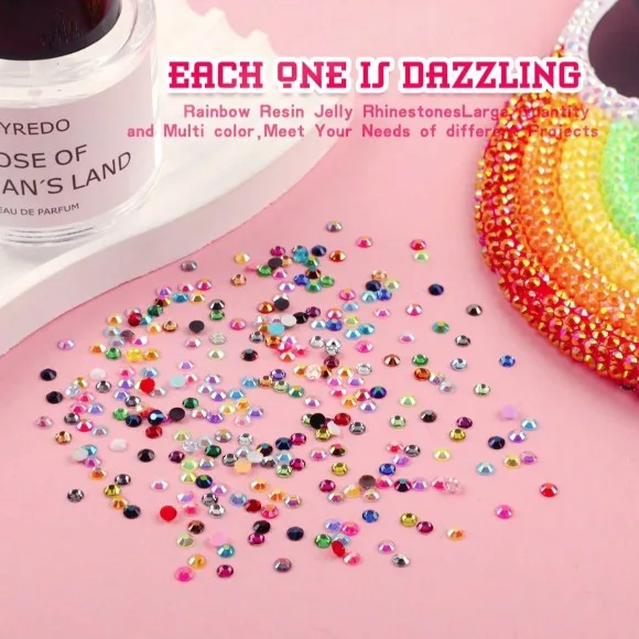 Bedazzling Kit Rhinestones Resin Gemstones DIY Crafts 32/40 Colors