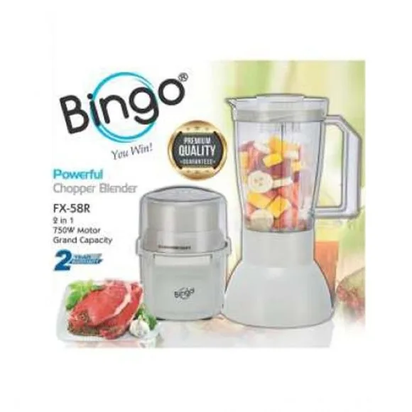Bingo Deluxe Powerful Chopper Blender 750 Watts FX-58R