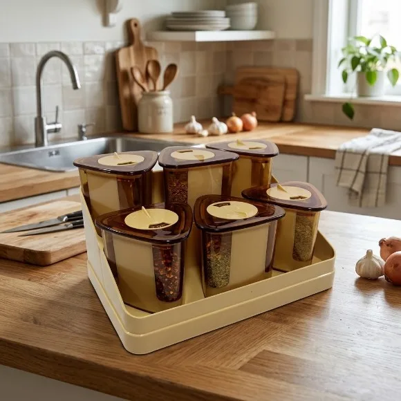 Bita Jar Set 7 Pcs Triangular
