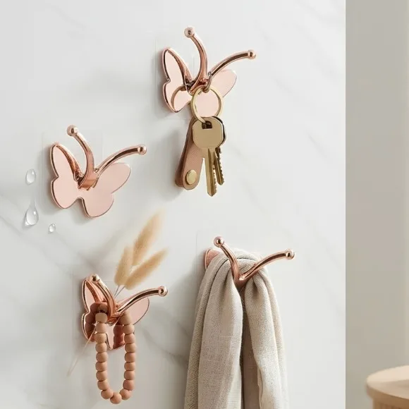 Butterfly Adhesive Wall Hooks for Home Decor 1-Pcs