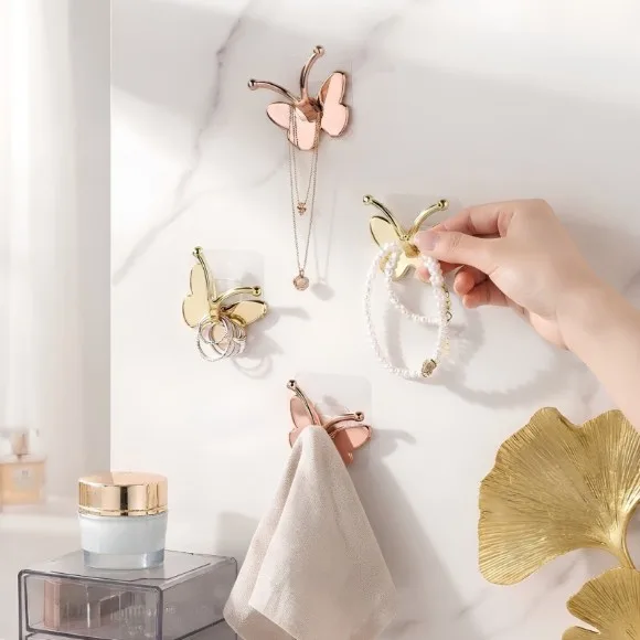 Butterfly Adhesive Wall Hooks for Home Decor 1-Pcs