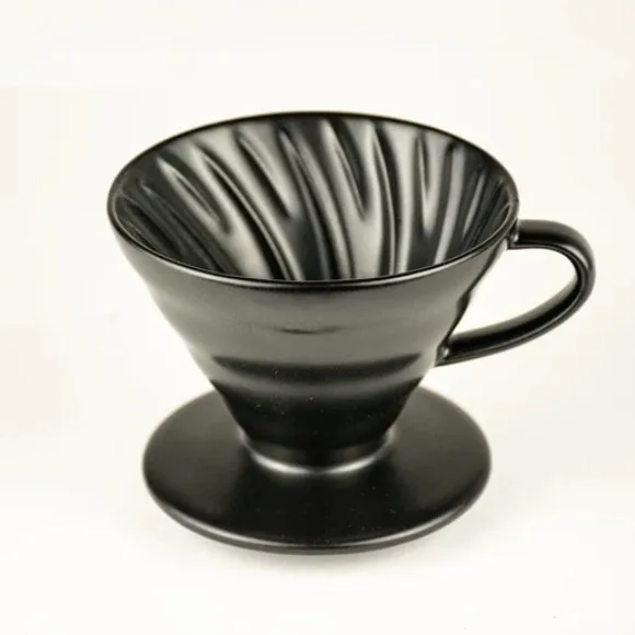 Ceramic Coffee Dripper Matte Black V60