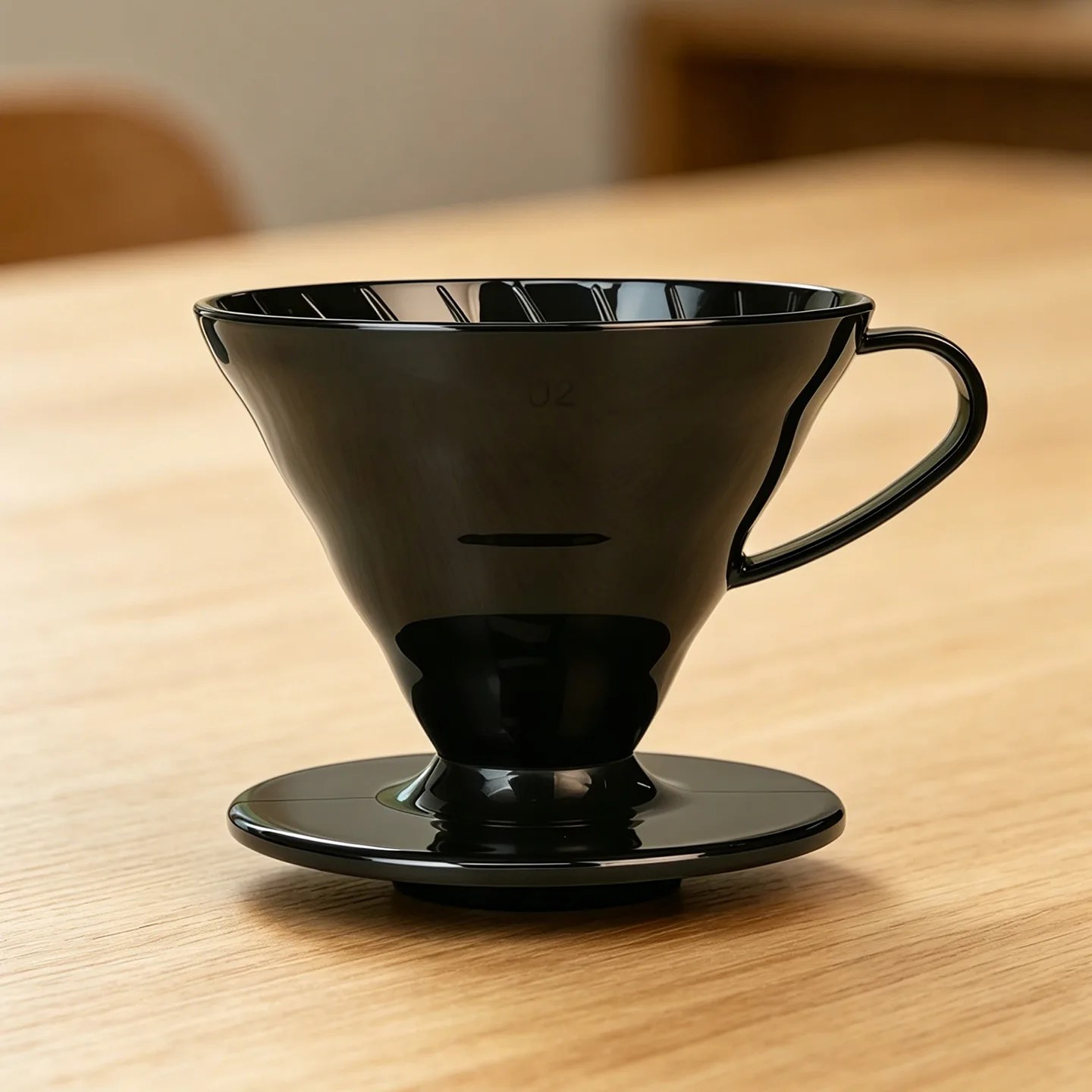 Ceramic Coffee Dripper Matte Black V60