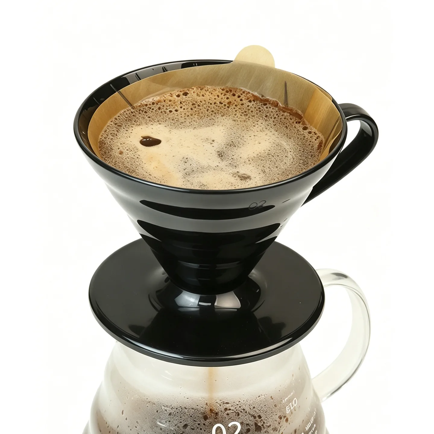 Ceramic Coffee Dripper Matte Black V60