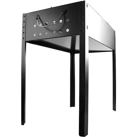 Charcoal BBQ Grill – Rectangular Metal Barbecue Grill