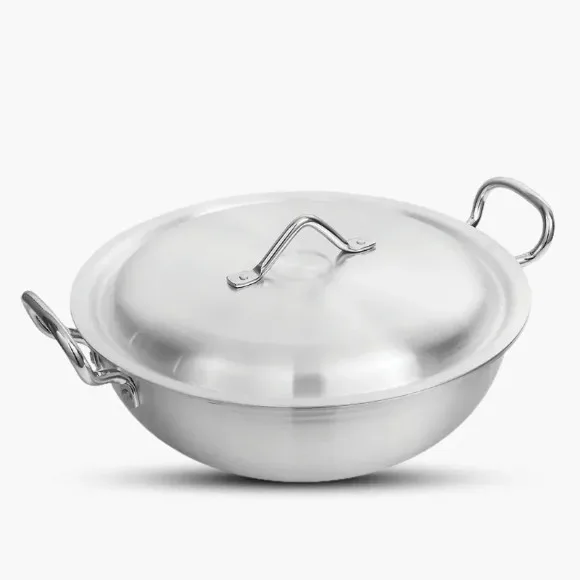 Chef Metal Finish Wok - 32 cm