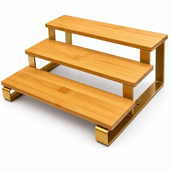 Classic 3-Tier Pastry Stand Golden