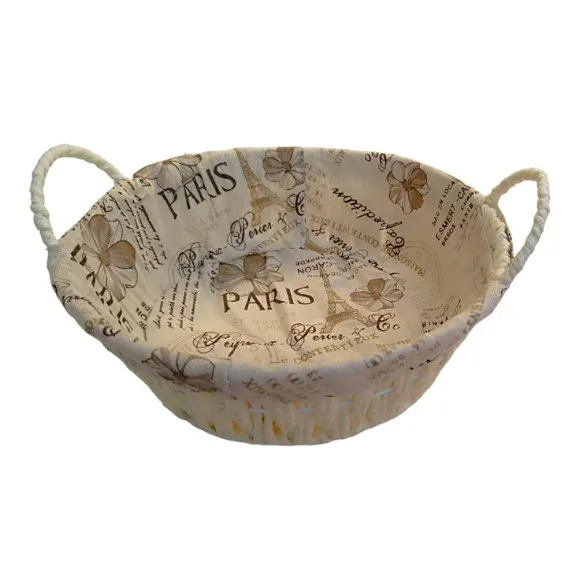 Classic Style Bread Serve Basket with Cloth