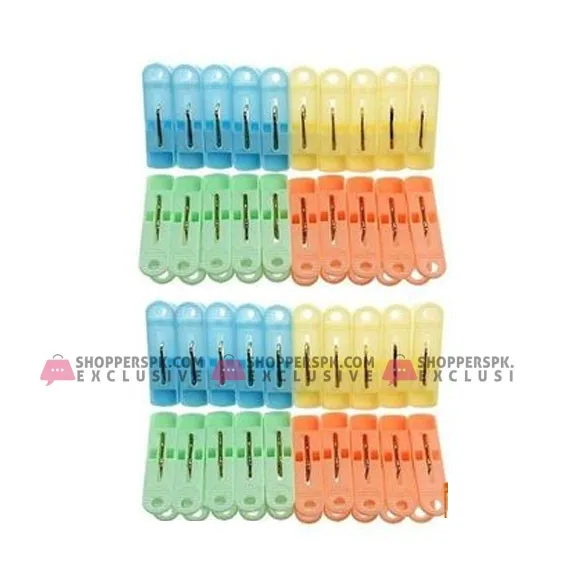 Click Shopping Pack of 40 - Pegs - Multicolour