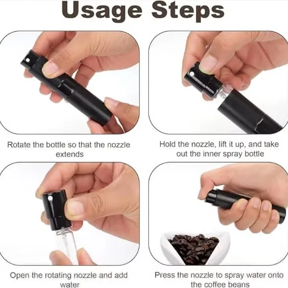 Coffee Bean Spray Bottle Rotary Telescopic Spray