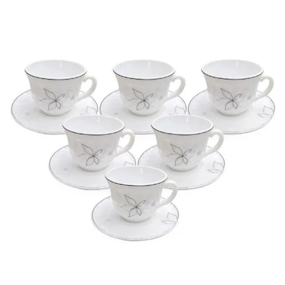 Cup & Saucer 6 Pcs Set 190ML