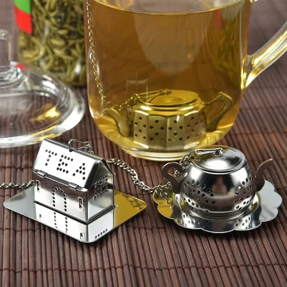 Cute Mini House Tea Infuser Stainless Steel Tea Strainer