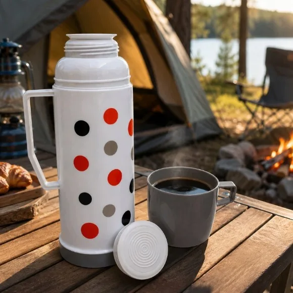 DAYDAYs Plastic Thermos Vacuum Flask 1.8L