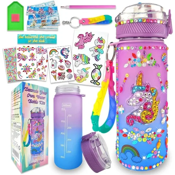 Decorate Your Own Water Bottle Kits for Girls DIY Arts and Crafts
