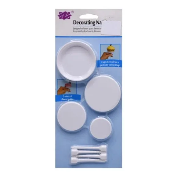 Decorating Nail Set Plastic 4 Pcs