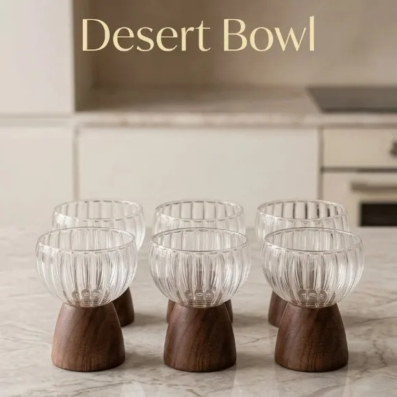Pedestal Serving Dessert Bowl 1-Pcs