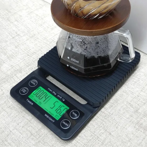 Digital Coffee Scale with Timer - 3kg/0.1g