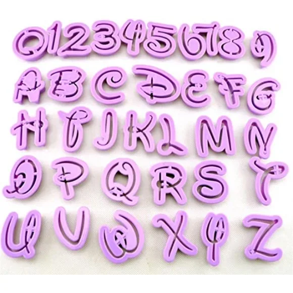 Disney Alphabet Cookie Cutter 26 pcs