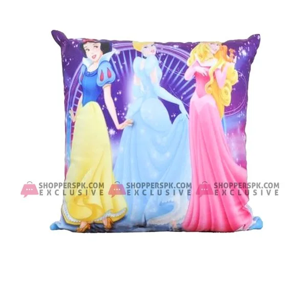 Disney Cartoon Princess Sofa Cushion - Multicolor