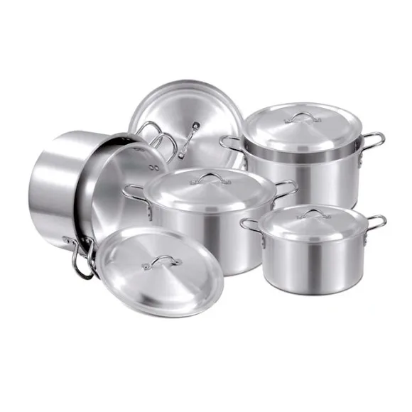 Domestic Aluminum Cookware Set 10 Pieces