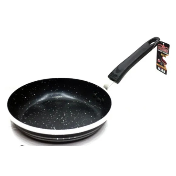 Domestic Non-stick Black Marble Frying Pen 28 CM