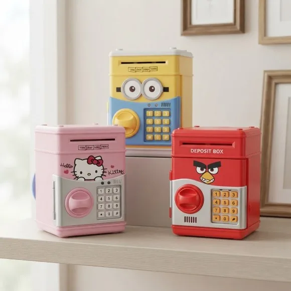 Electronic Mini ATM Machine Money Box 1 Pcs