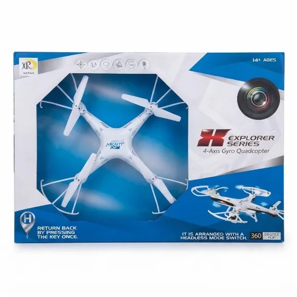 Explorer Series 4-Axis Gyro Quadcopter Live Camra