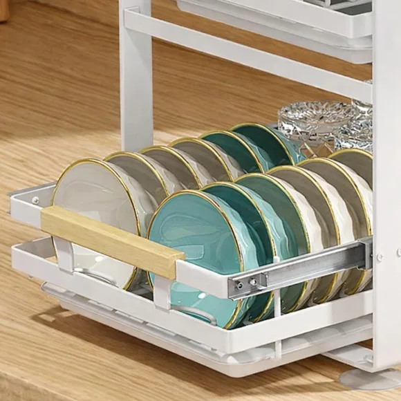 Extendable Double Level Dish Drainer