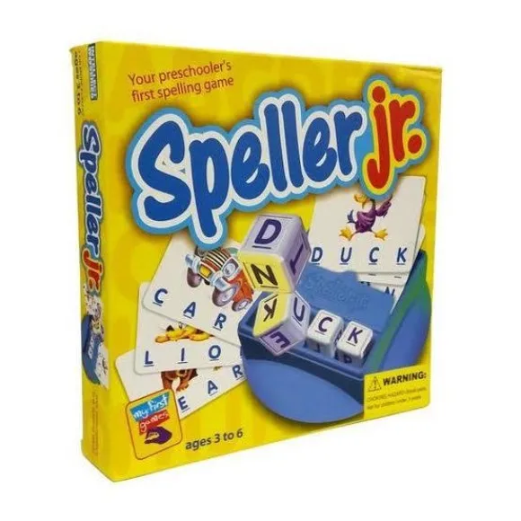 Family Educational Board Game SPELLER JR. Letter Matching Fun (For 1+ Player)
