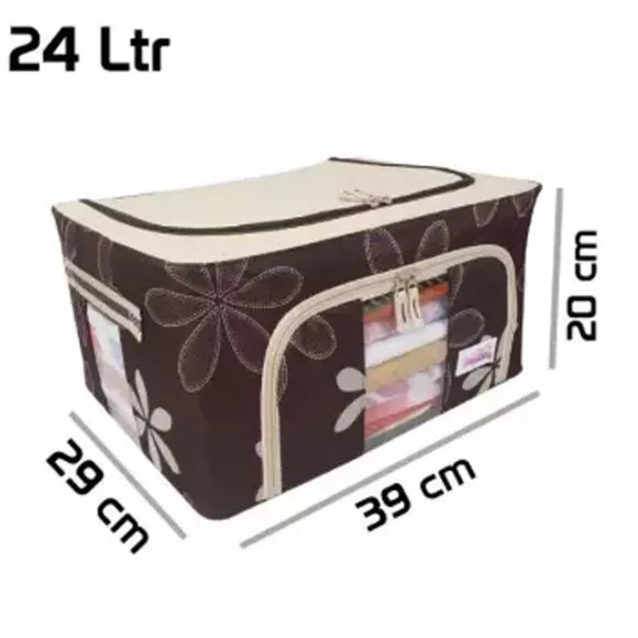 Foldable Clothes Storage Box 24 Liter