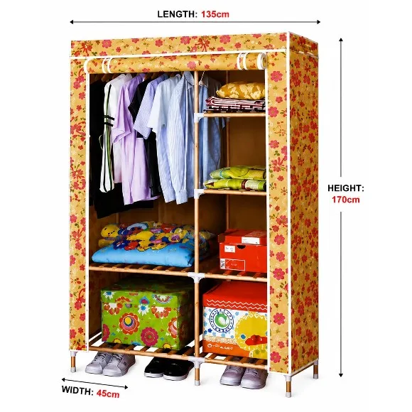 Foldable Fancy Portable Wardrobe Storage Organizer
