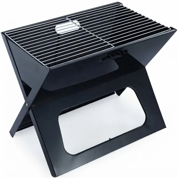 Folding Barbecue Grill Rack Compact Charcoal BBQ Tools for Outdoor