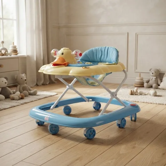 Folding Walker Music Multi Functional Baby Walker