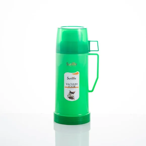 Glass Refill Vacuum Flask Food Grade PP Plastic Body Thermos Glass Liner
