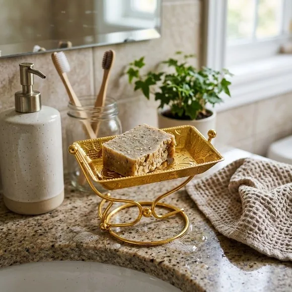 Golden Soap Dish