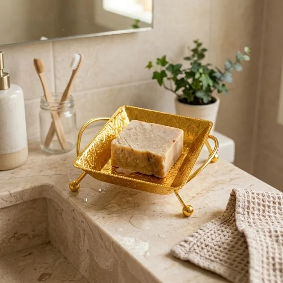 Golden Soap Dish