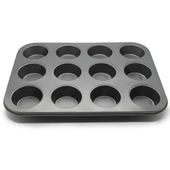 High Quality 12 Cupcake Tray Colour Metal