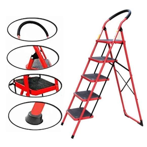 High Quality 5 Steps Folding Ladder