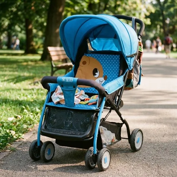 High Quality Baobaohao Baby Stroller (Blue - Red)