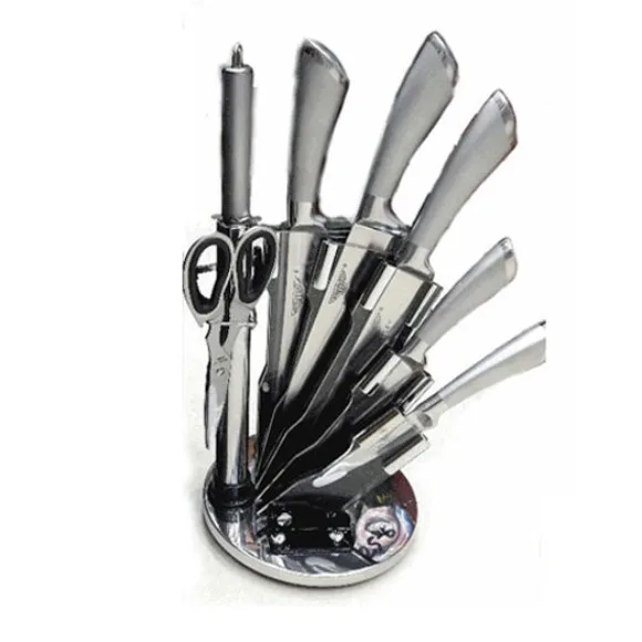 High Quality Kitchen Knife Set With Acrylic Stand 8 Pieces