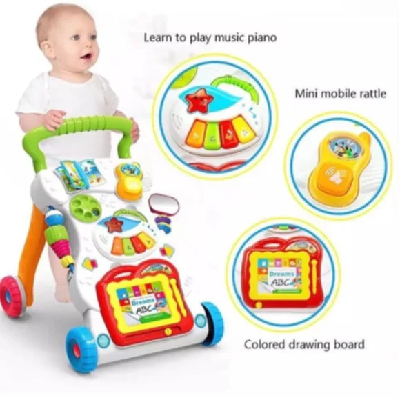 High Quality Learning Children Musical Activity Baby Walker