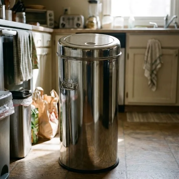 High Quality Push Dustbin Small