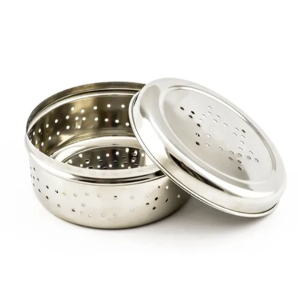 High Quality Stainless Steal Hole Dabba Large
