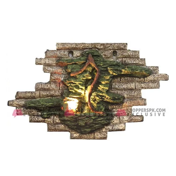 Home Decoration Wall Waterfall Fountain With LED Light